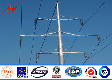 चीन 15M Octagonal Electric Insulators Distribution Poles For 132KV Electrical Power आपूर्तिकर्ता