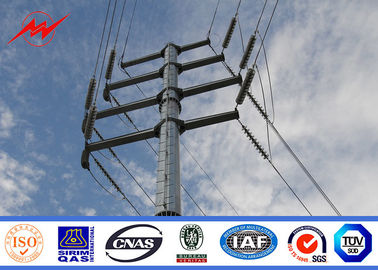 चीन 69kv Galvanized Steel Utility Pole For Electricity Distribution Line आपूर्तिकर्ता