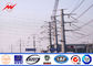 Electricity pole steel electric power poles Steel Utility Pole with cross arms आपूर्तिकर्ता