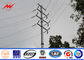 12m Q345 Bitumen Electrical Power Pole , Polygonal Steel Transmission Pole आपूर्तिकर्ता