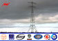 Sided Multi Sided 8m 25 KN Metal Utility Poles For Overhead Electric Power Tower आपूर्तिकर्ता