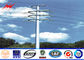 Sided Multi Sided 8m 25 KN Metal Utility Poles For Overhead Electric Power Tower आपूर्तिकर्ता