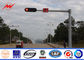 ISO 9001 Durable Single Arm Signal Road Light Pole With Anchor Bolts आपूर्तिकर्ता